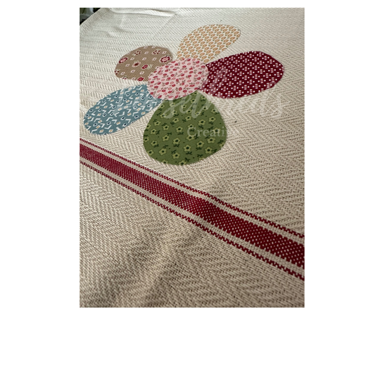 Vintage Scrappy Flower Kitchen Towel Set